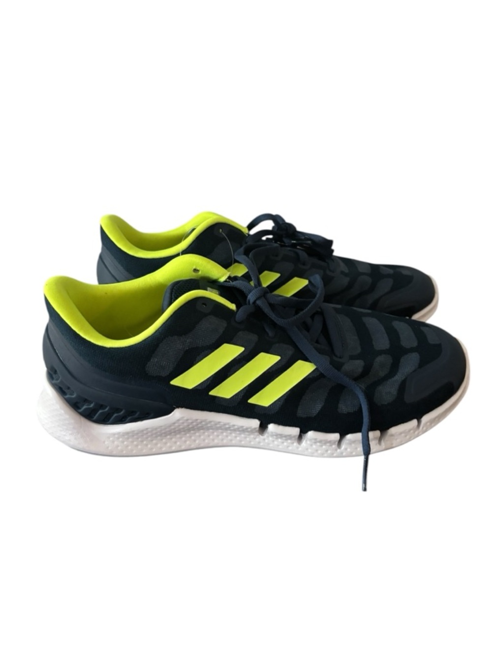 Adidas Climacool Ventania Running Shoes Navy Yellow Men Sooze 7.5 New With‎ Tags
